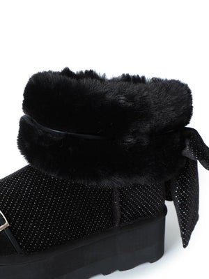 2way Velour Mouton Boots (eme10463)