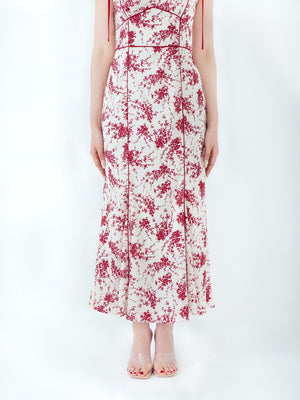 flower print cami onepiece(eme10542)