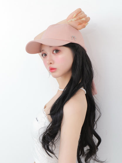 3way ribbon cap(eme10544)