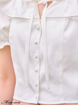 【SALE】Volume ruffle blouse (eme10304)