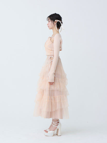 model：160cm　(size：F　color：Pink)