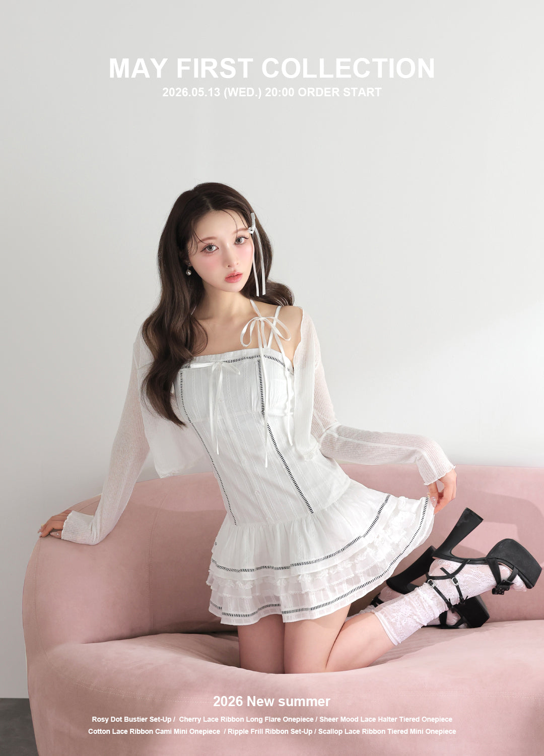 ワンピース M me eme Petite Dot Frill onepiece Petite Dot Frill onepiece(eme10839) – M me eme
