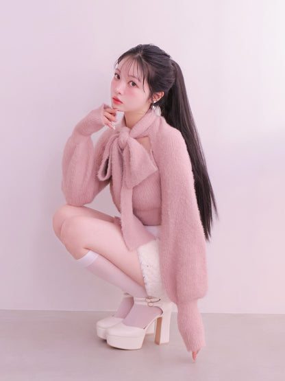 Fake leather docking mini skirt(eme10530)