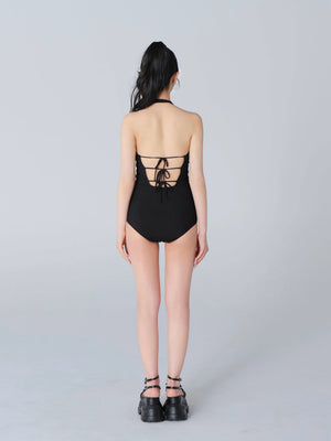 Back ribbon ensemble swimwear(eme10538)