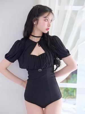 Back ribbon ensemble swimwear(eme10538)