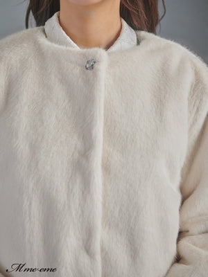 【SALE】Bijou fur coat (eme10286)