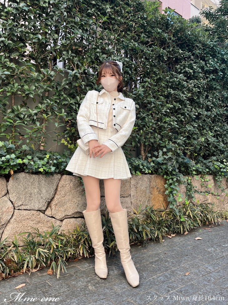 【SALE】Spring tweed jacket (eme10300)