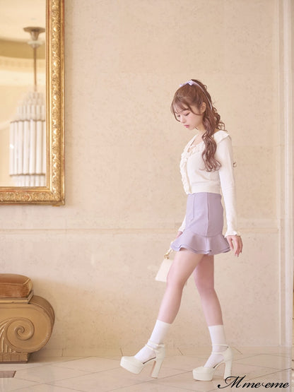【SALE】Hem flare mini skirt (eme10307)
