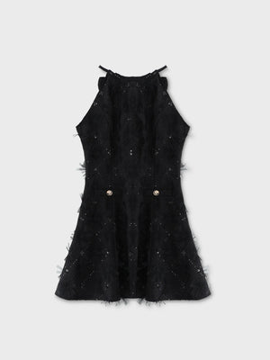 Flower tulle mini onepiece(eme10700)