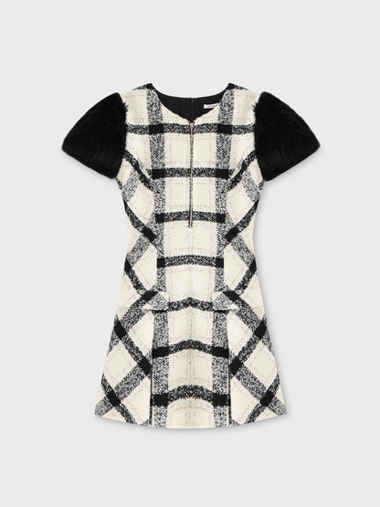 【Pre Order】Maison tweed mini onepiece(eme10717)