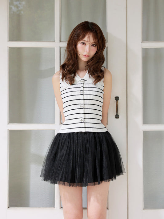 model：162cm　(size：F　color：Black)