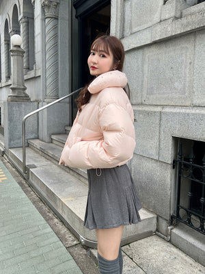 【SALE】Bijou cropped down jacket(eme10815)