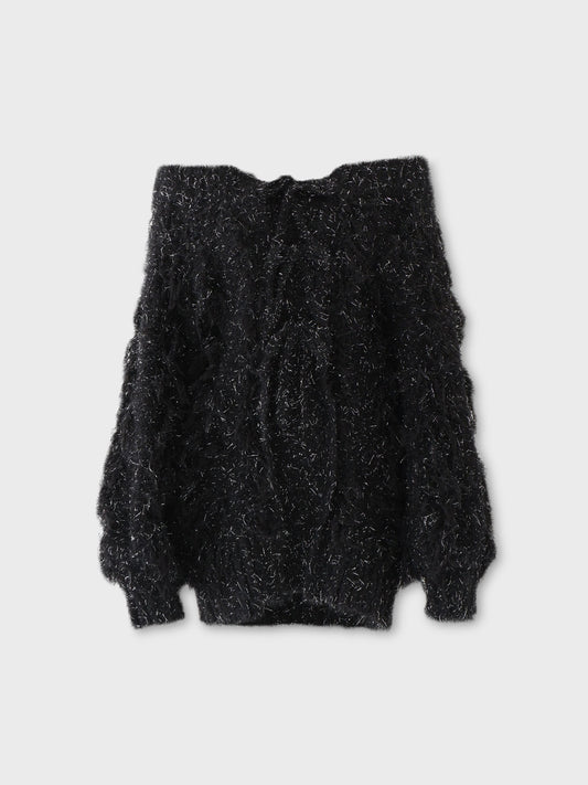 【SALE】Fringe knit minionepiece(eme10534)