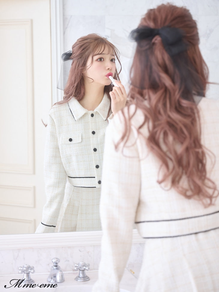 【SALE】Spring tweed jacket (eme10300)