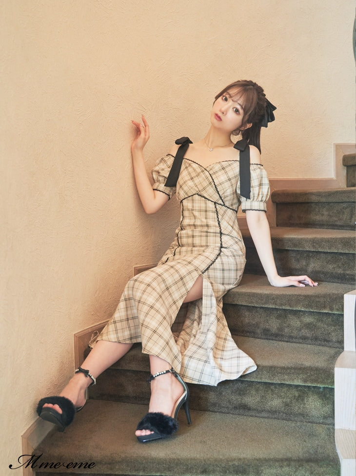 【SALE】Bijou fur sandals (eme10413)