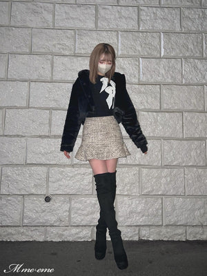 【SALE】Bijou fur coat (eme10286)