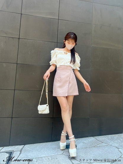 【SALE】Pearl heel pumps (eme10288)