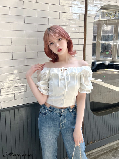 【SALE】Waist cut straight denim (eme10315)