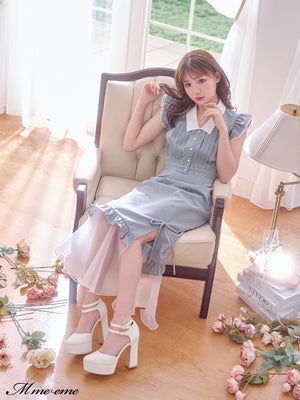 【SALE】Organza mermaid skirt (eme10410)