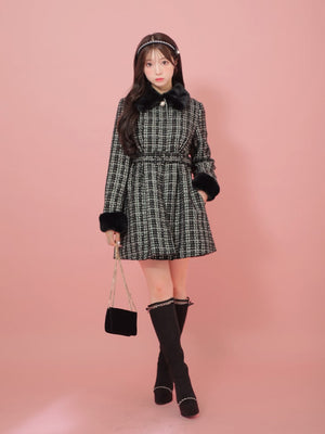 【SALE】Cut design chain long boots (eme10328)