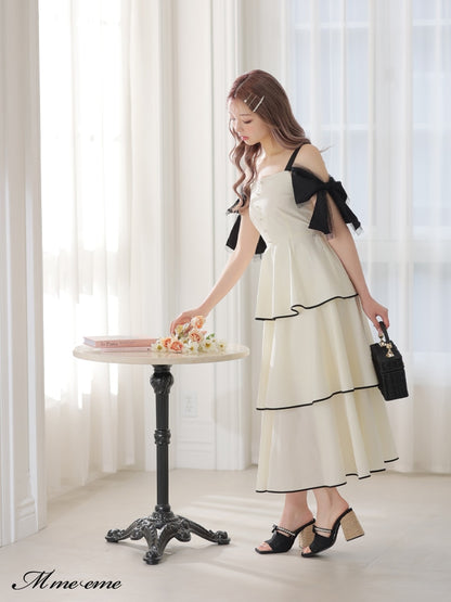 【SALE】Ribbon tweed mule (eme10312)