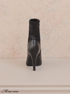 【SALE】Dot tulle short boots (eme10281)