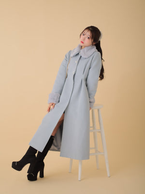 【SALE】Cut design chain long boots (eme10328)