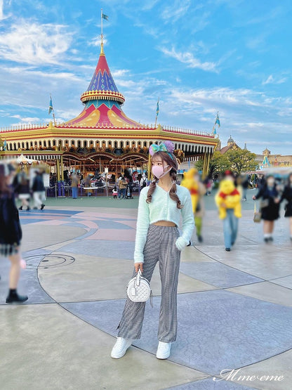 【SALE】Sequin shaggy knit cardigan(eme10213)