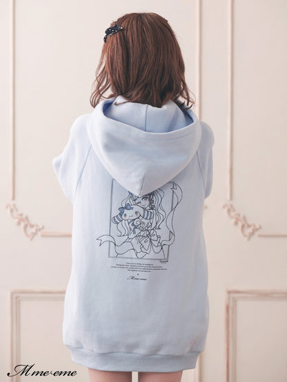 【sale】 Cinnamoroll?m me eme original illustration hoodie (eme10287)