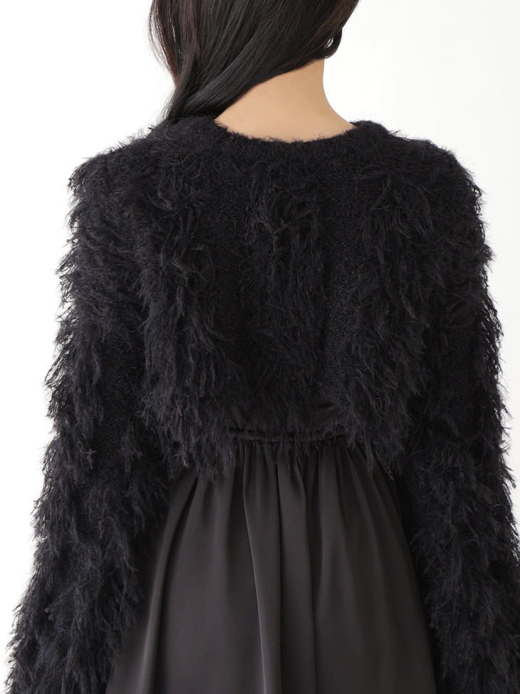 Fringe satin ensemble one piece(eme10533)