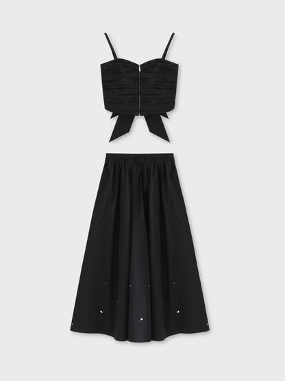 Bijou volume long skirt(eme10471)