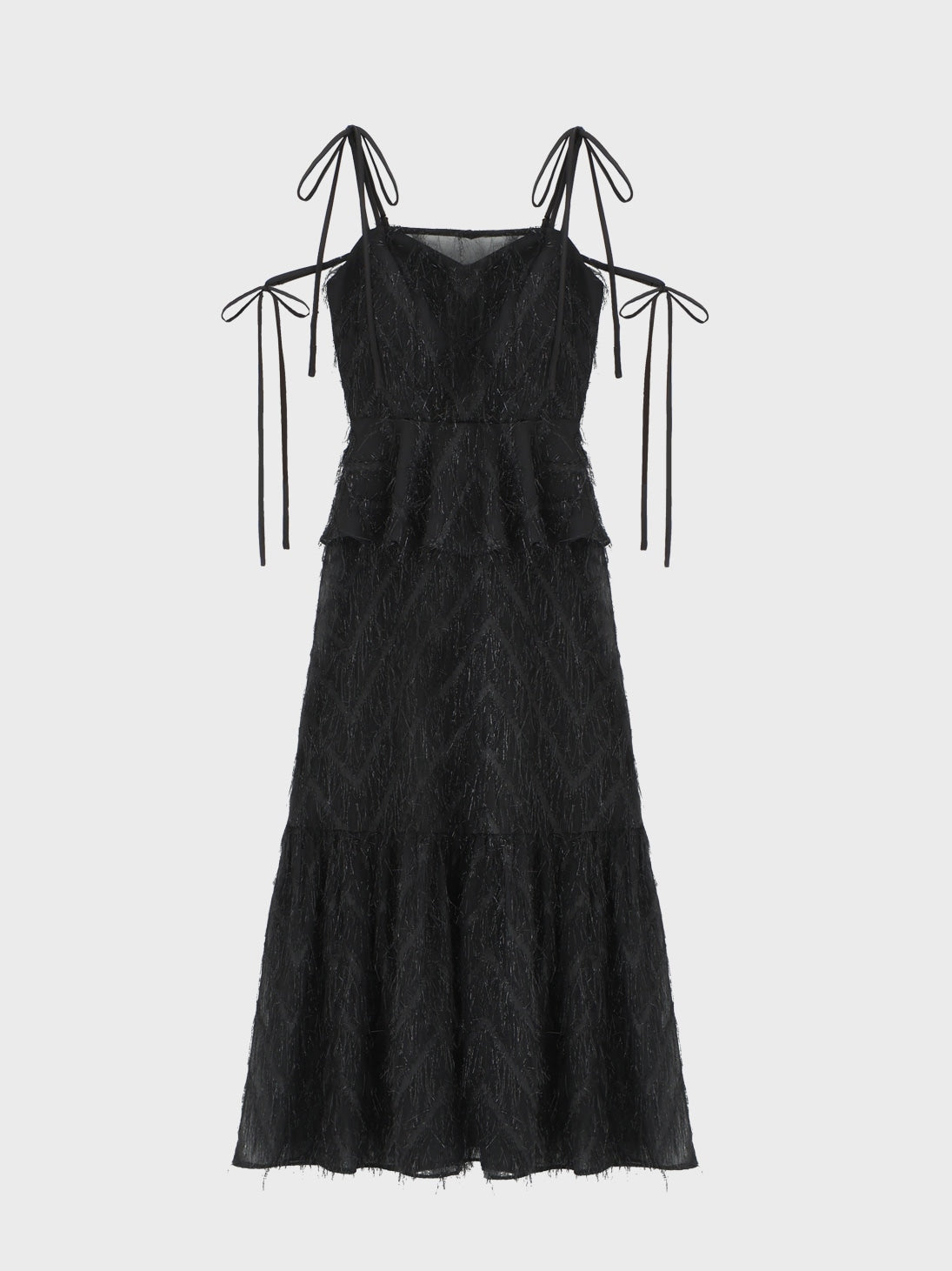 Lame fringe jacquard onepiece(eme10478)