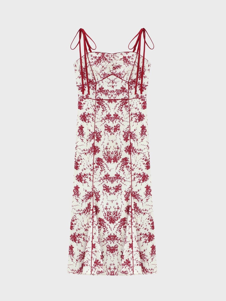 flower print cami onepiece(eme10542)