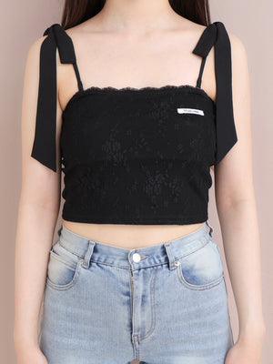 Cropped lace cami sole(eme10474)