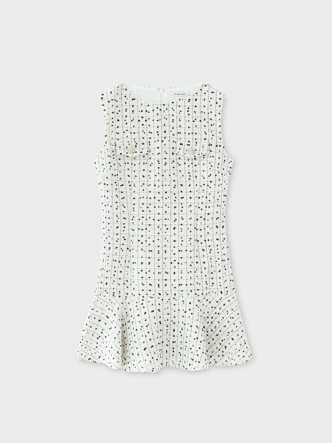Check tweed mermaid mini onepiece(eme10545)