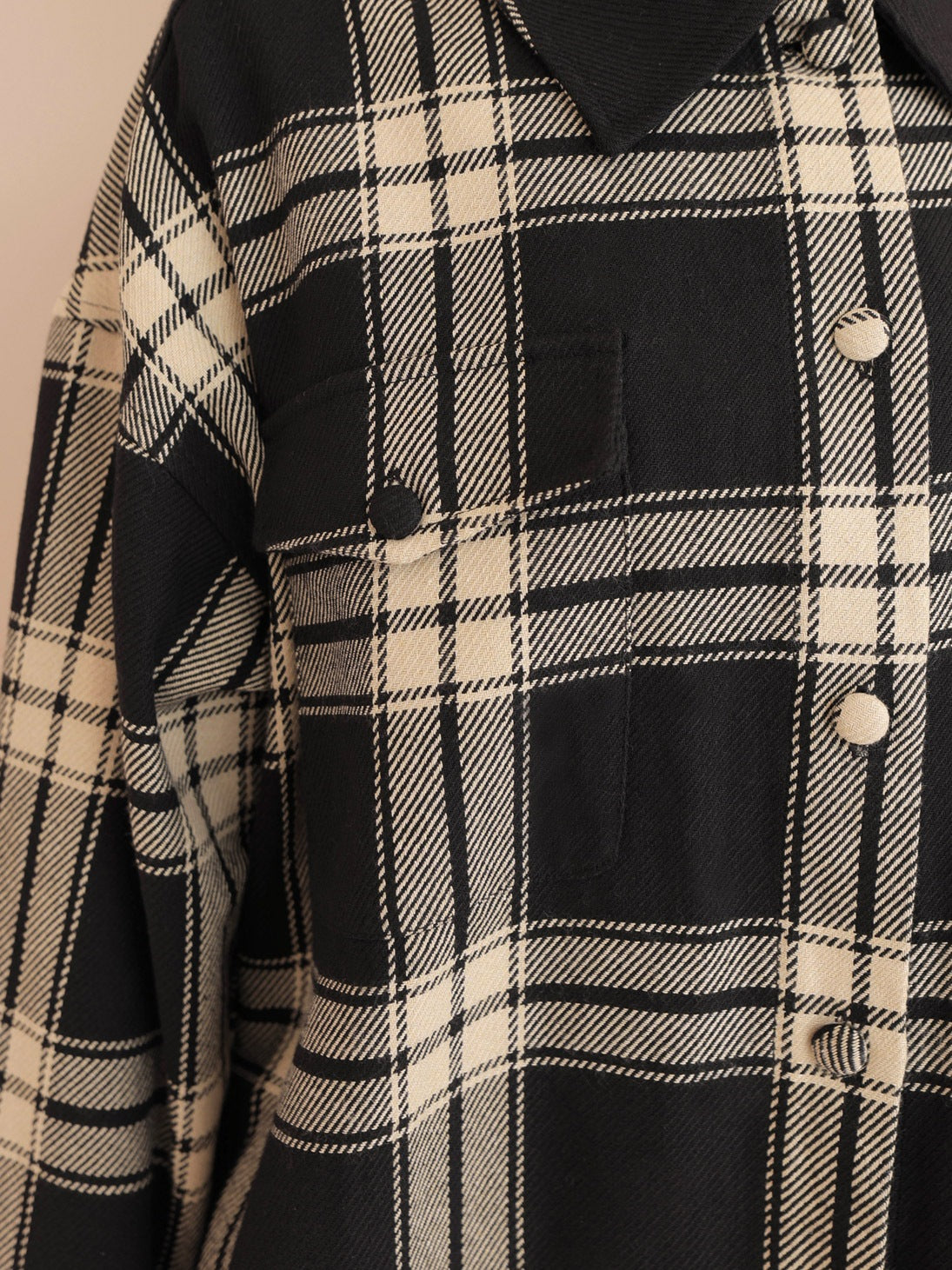 Urban check shirt outer(eme10801)