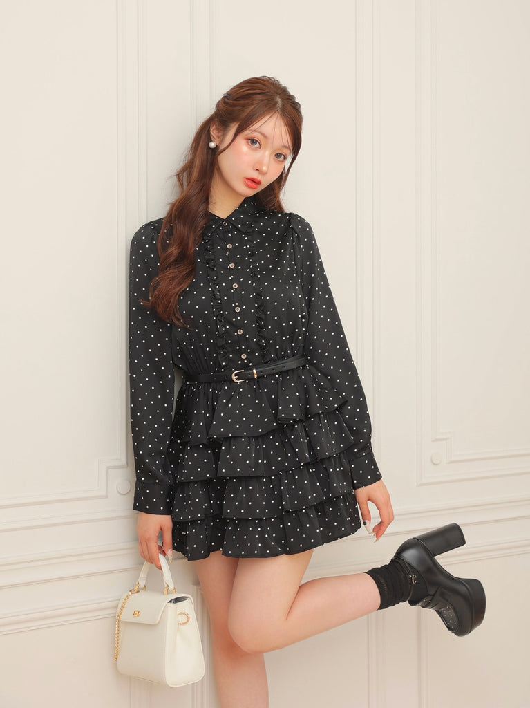 Classical dot tiered onepiecee(eme10727)