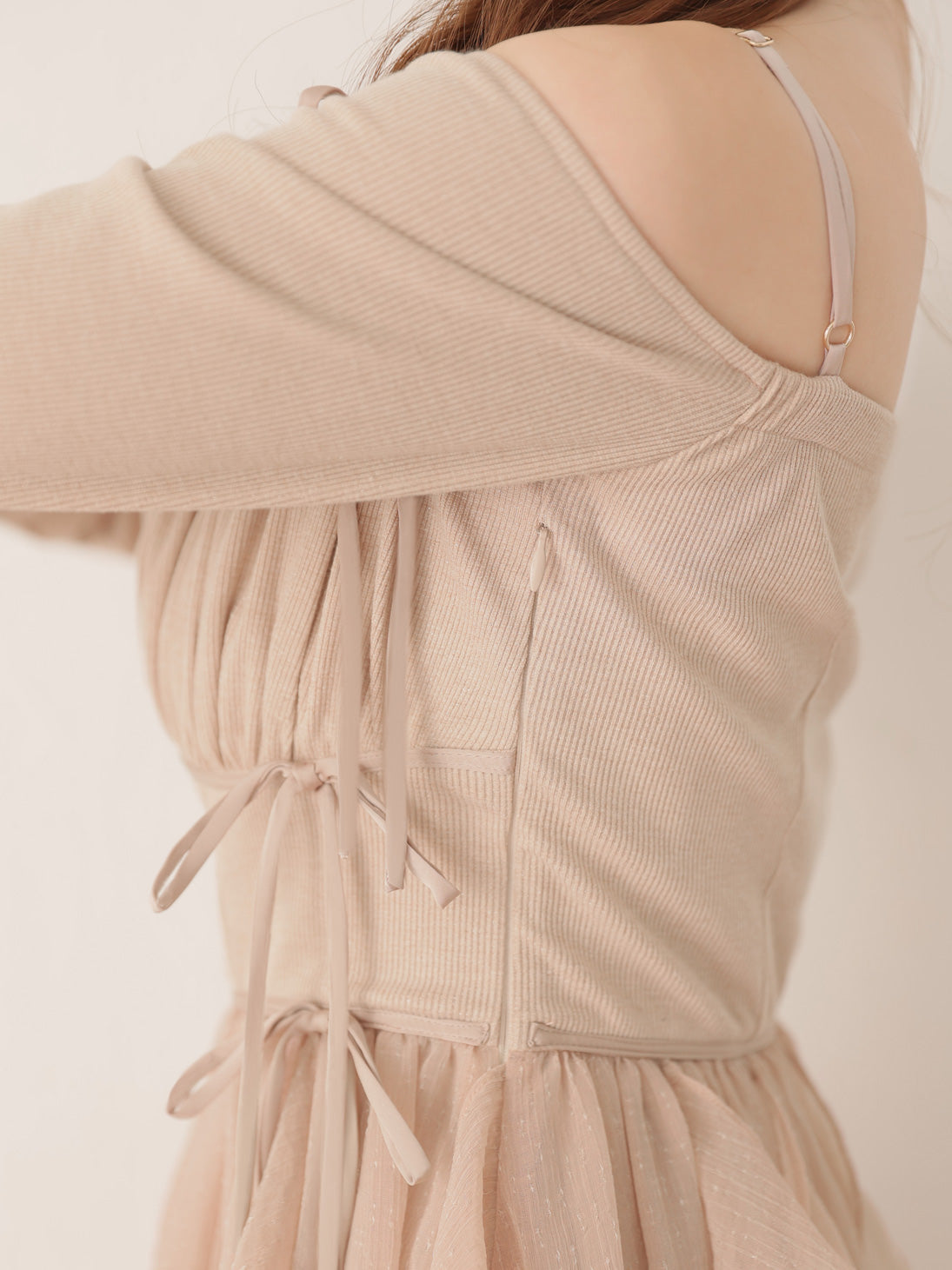 Ruffle frill chiffon docking onepiece(eme10769) – M me eme