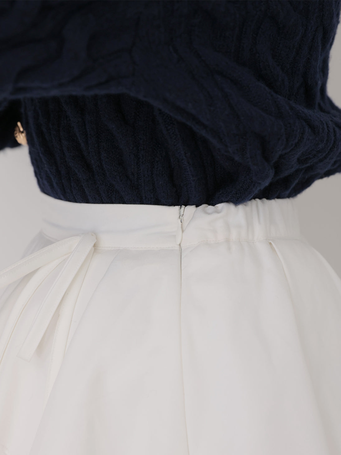 【Pre Order】Ruffled frill chiffon mini skirt(eme10790)