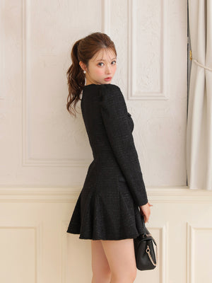 Zip puff mini onepiece(eme10744)