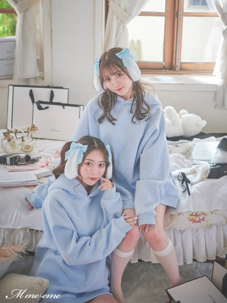 【sale】 Cinnamoroll&m me eme original illustration hoodie (eme10287)