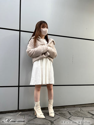 【SALE】Bijou pet flare knit dress (eme10254)