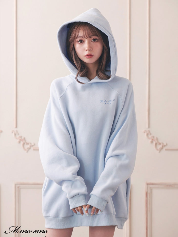 【sale】 Cinnamoroll&m me eme original illustration hoodie (eme10287)
