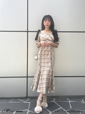 【SALE】Bijou fur sandals (eme10413)