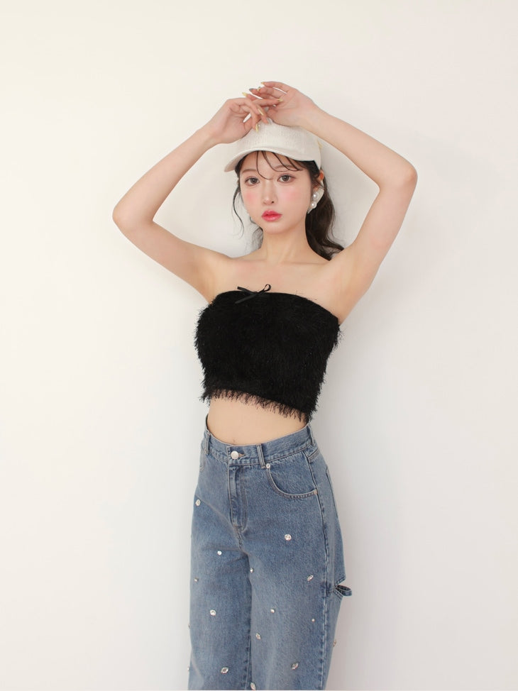 Feather like ensemble tops (eme10442)