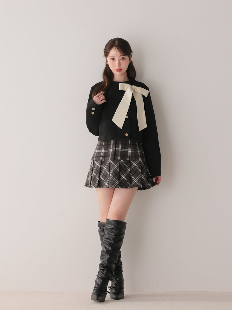 model：162cm　(size：F　color：Gray mix)