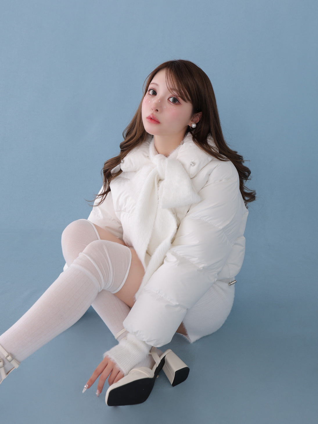 mmeemeエムミーエメダウン白 OUTER – M me eme