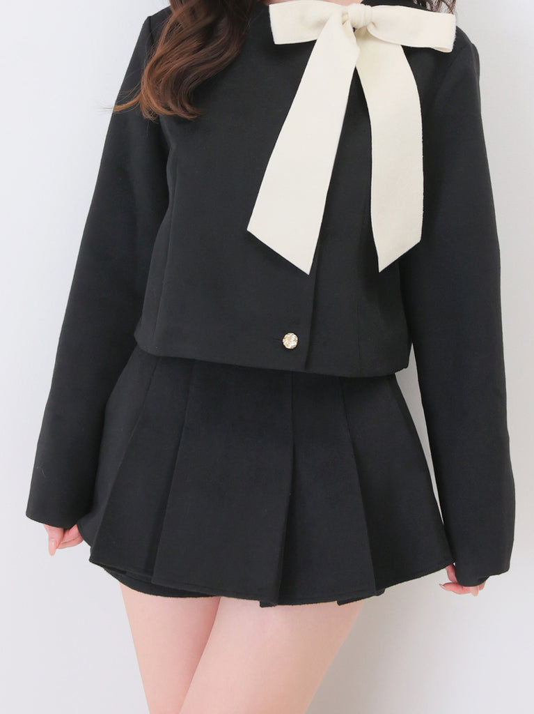 model：162cm　(size：F　color：Black)