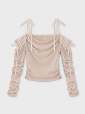 Ribbon ribbed knit(eme10773)