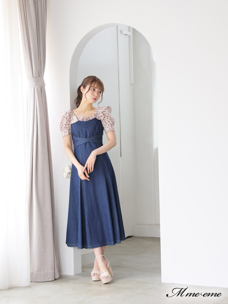 【SALE】Feminine flower print tops (eme10242)